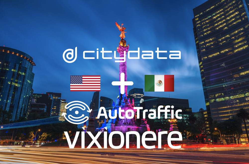 CITYDATA partners with AutoTraffic and Vixionere to bring mobility data + Ai to Mexico
