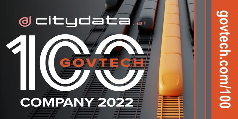CITYDATA.ai is in the GovTech 100 list of companies for 2022