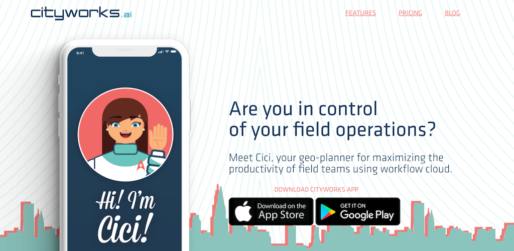 Mobile chatbot Cici assists field employees and remote workers